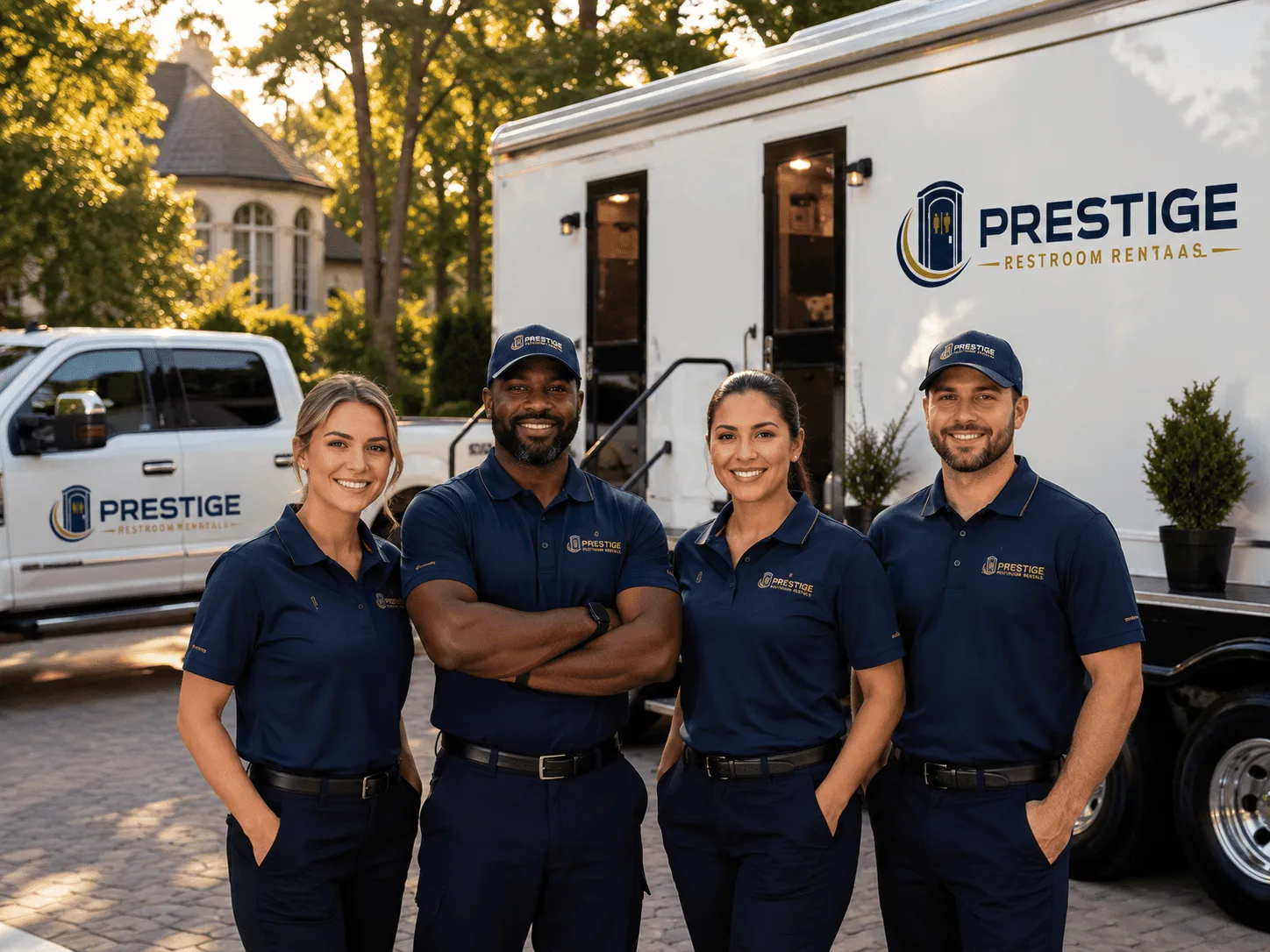 Trusted Luxury Portable Restrooms company in Oaktown, IN
